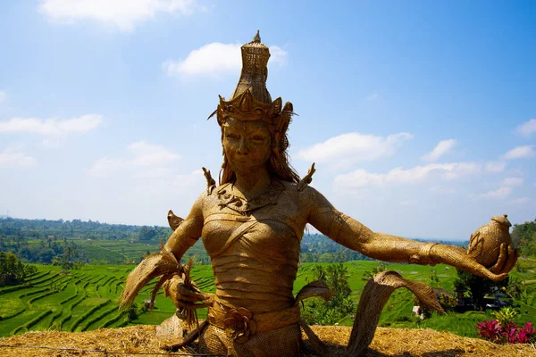 Dewi Sri Statue Jatiluwih Bali Indonesia — Stock Photo, Image