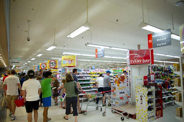 Perth Australië Maart 2020 Bevoorradingstekort Bij Supermarkt Tijdens Coronavirus Crisis — Stockfoto