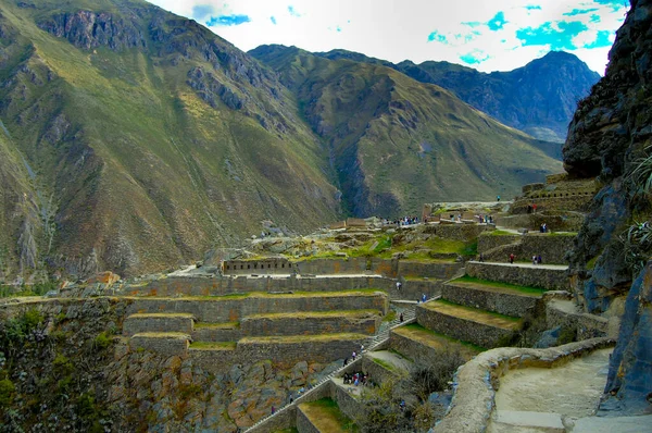 Ollantaytambo Inka Ruinen Peru — Stockfoto