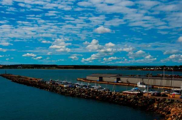 Souris Harbor Pei Canada — Stock Photo, Image