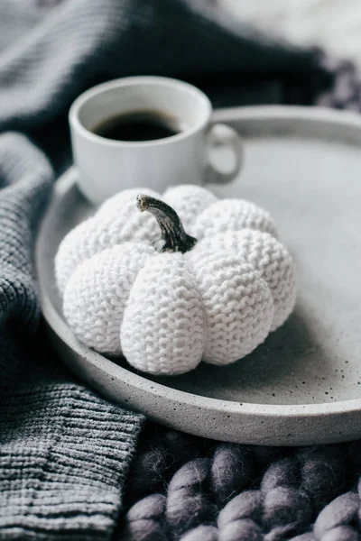 Zwart Wit Kopje Koffie — Stockfoto