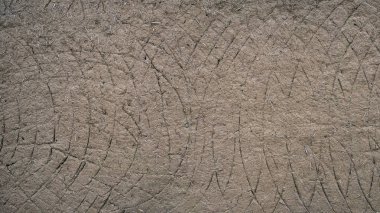 Kil duvarların dokusu.