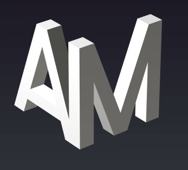 A, B, C, D, E, F, G, H, I, J, K, L, M, N, O, P, Q, R, S, T, U, V, W, X, Y, Z harflerinin yazı tipi. 3d oluşturma.