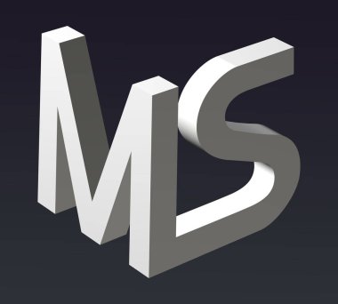 A, B, C, D, E, F, G, H, I, J, K, L, M, N, O, P, Q, R, S, T, U, V, W, X, Y, Z harflerinin yazı tipi. 3d oluşturma.