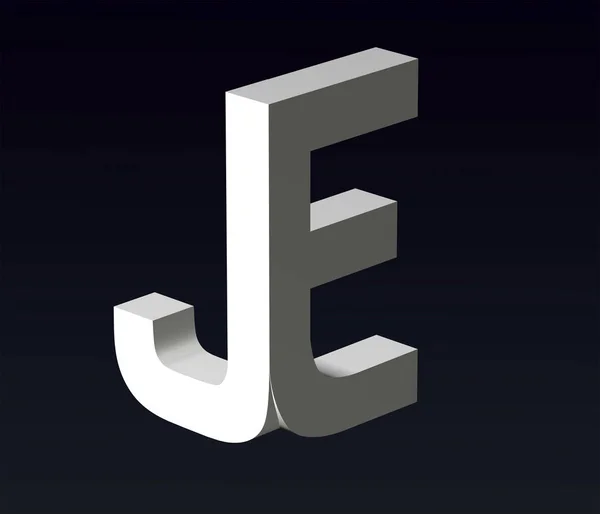 Стилизация Шрифтов Букв Шрифтовая Композиция Логотипа Рендеринг — стоковое фото