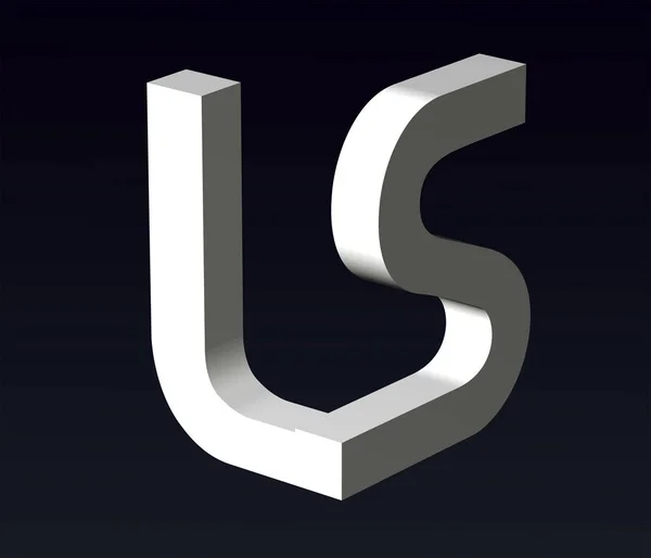 Font Stylization Letters Font Composition Logo Rendering — Stok fotoğraf