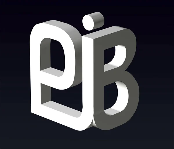 Стилізація Шрифтів Літер Шрифтова Композиція Логотипу Візуалізація — стокове фото