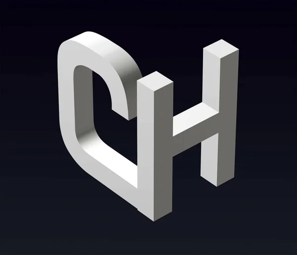 Стилизация Шрифтов Букв Шрифтовая Композиция Логотипа Визуализация — стоковое фото
