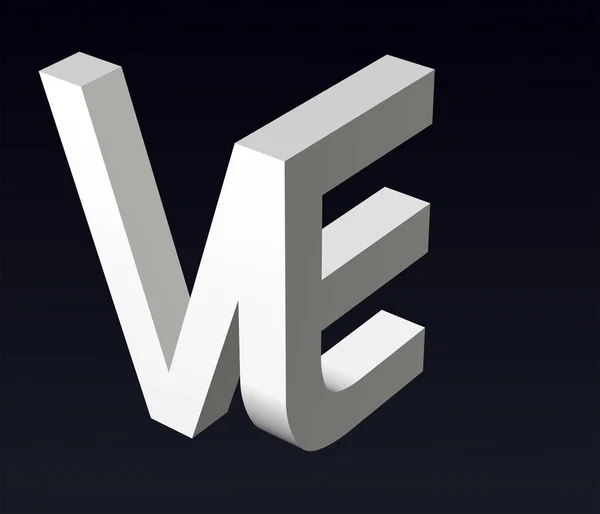 Font Stylization Letters Font Composition Logo Rendering — 图库照片