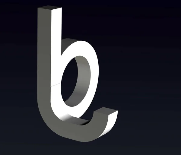 Stylizacja Czcionki Liter Skład Czcionki Logo Renderowanie — Zdjęcie stockowe