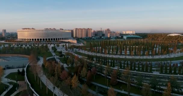 Belo estádio em Krasnodar. Estádio — Vídeo de Stock