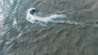 Helikopter jet ski yüksek kalite çekim