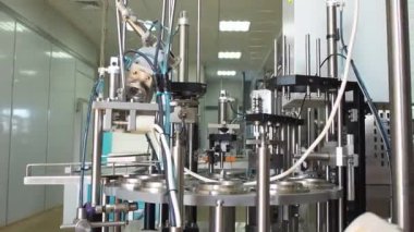 Üretimde makine aracı yakın plan