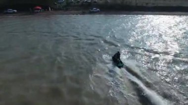 Helikopter jet ski yüksek kalite çekim
