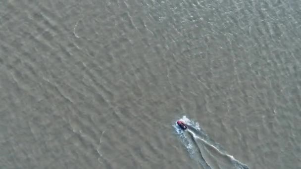 Helikopter jet ski yüksek kalite çekim — Stok video