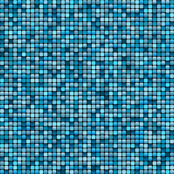 Mosaico azulejo fundo aqua cores — Vetor de Stock