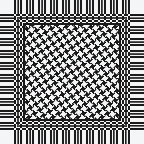 Schal keffiyeh Muster — Stockvektor