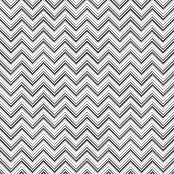 Gris zigzag patrón geométrico sin costura — Vector de stock
