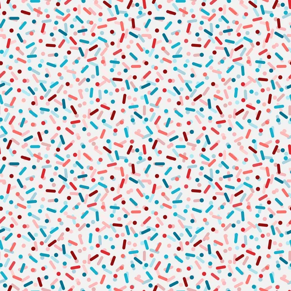 Linien und Punkte nahtlos helles Muster — Stockvektor