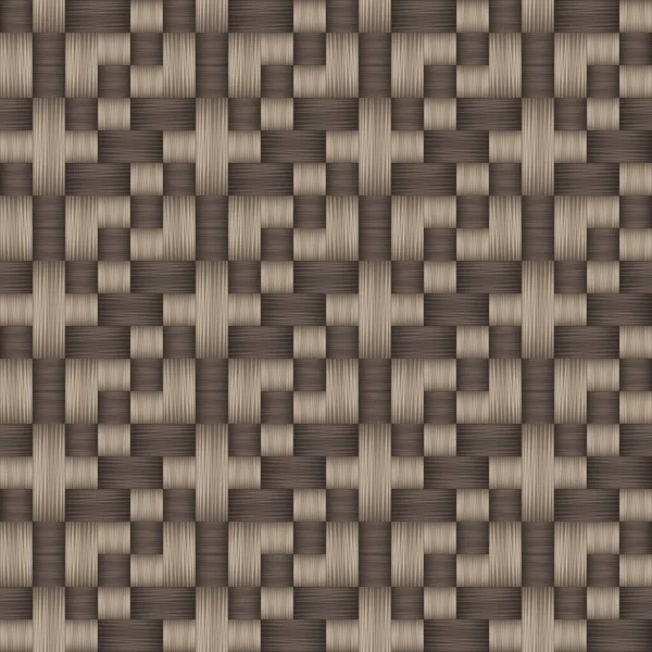 Decorative weave fabric seamless pattern — Stock Vector