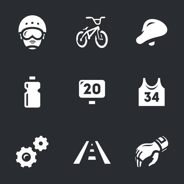 Sada vektorové ikony na kole. — Stockový vektor