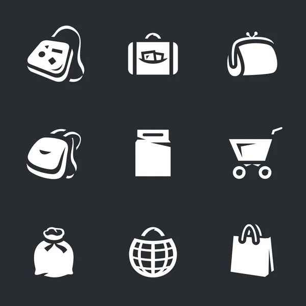 Vector Set of Bags Icons. — Stock Vector