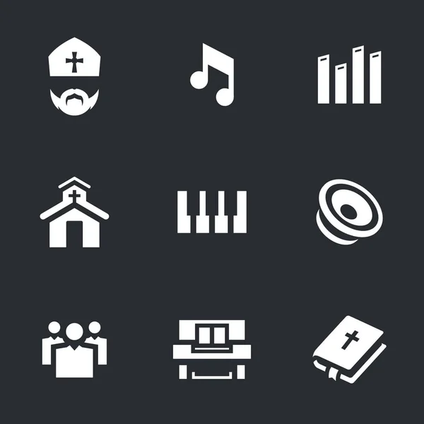 Vector Set of Religion Icons. — Stock Vector