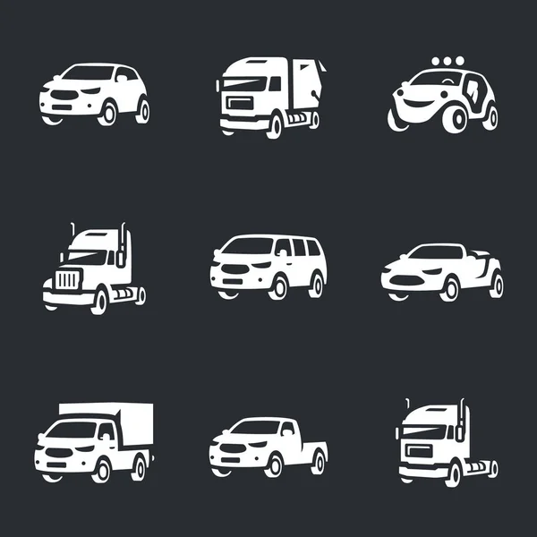 Set vettoriale di icone di trasporto . — Vettoriale Stock