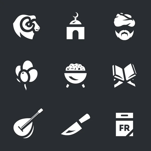 Vector Set van Ramadan pictogrammen. — Stockvector