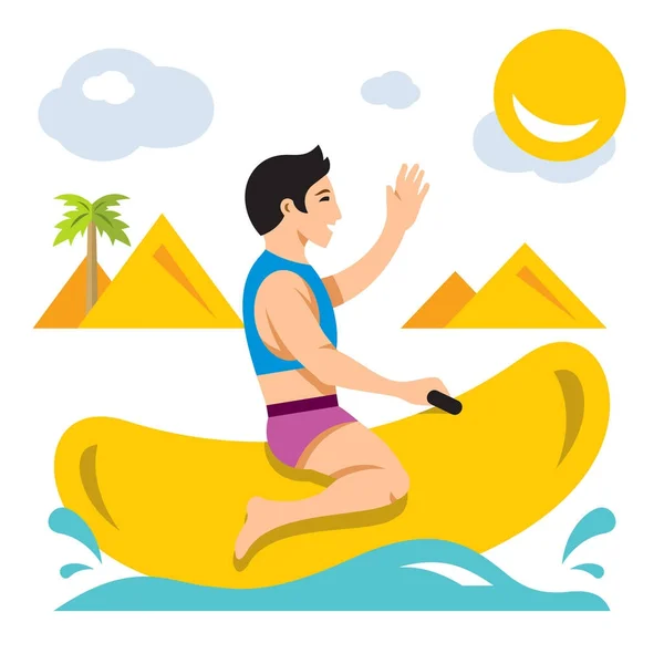Banana Boat Ride Vector Art Stock Images ページ 2 Depositphotos