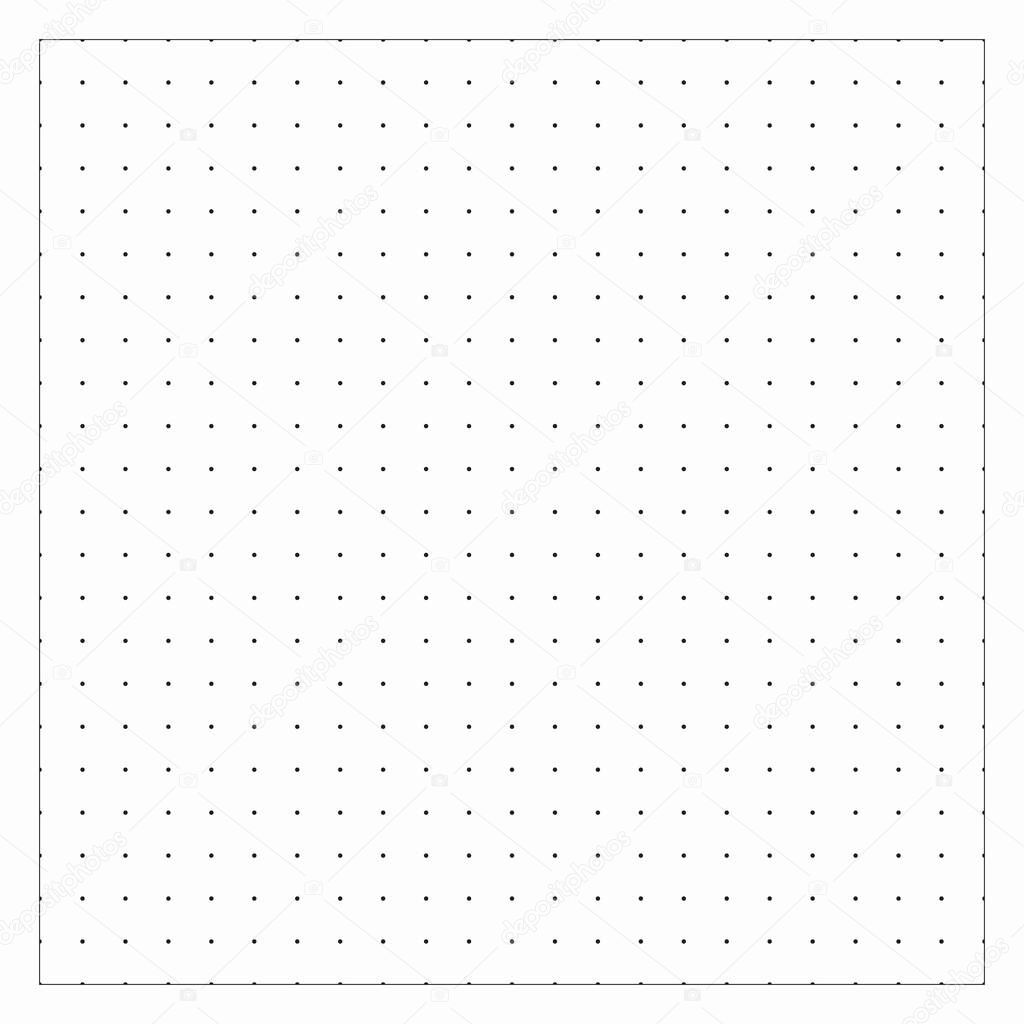 Dot grid wireframe texture vector illustration. Illustration with margins for design concepts, presentations, web, identity, prints. Vector illustration.