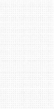 Siyah noktalı ve beyaz arkaplanlı planlar için dikey noktasız vektör nokta ızgara kağıdı. Kusursuz vektör ızgara teknolojisi arkaplanı.