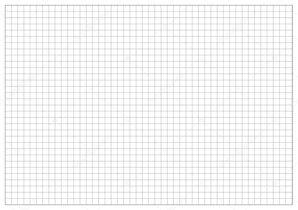 Vector layout of the A5 page size. A blank of the universal format A5. A serie paper size. Horizontal.