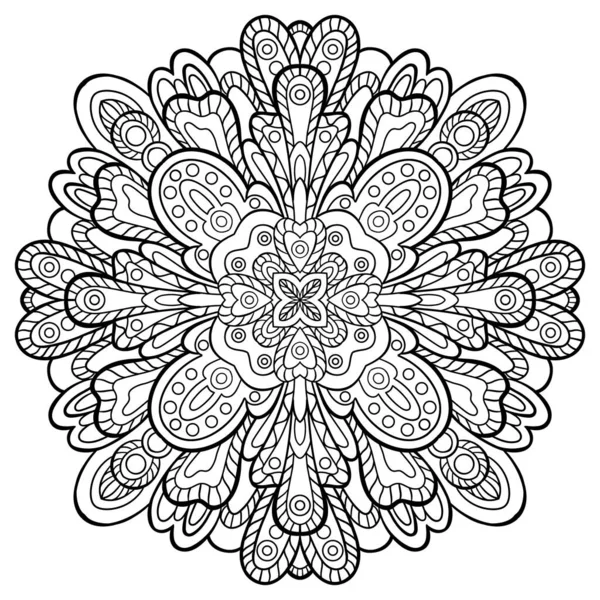 Mandala henné étoile brillante étoile brillante mandala, fleur de vie — Image vectorielle