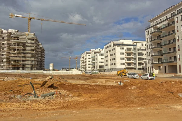 Construcción de una zona residencial . —  Fotos de Stock