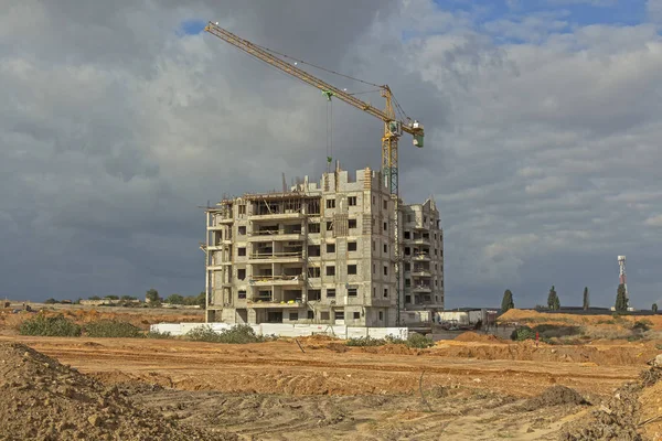 Construcción de una zona residencial . —  Fotos de Stock