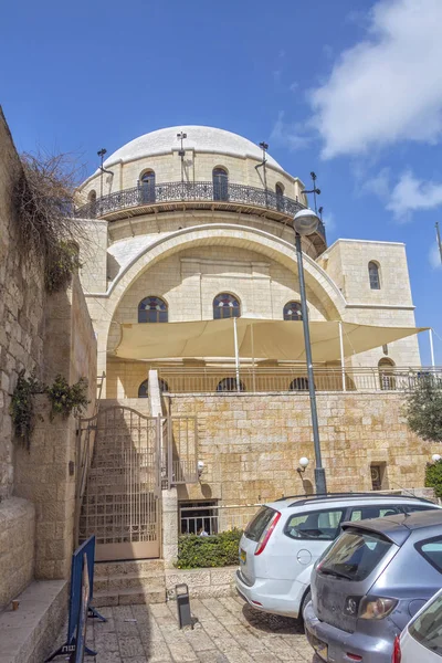 Zu Fuß durch jerusalem. — Stockfoto