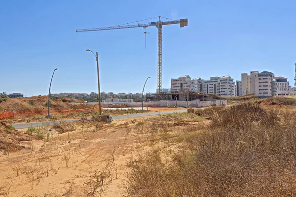 Construcción de una zona residencial . —  Fotos de Stock