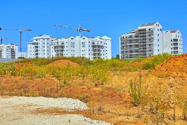 bir yerleşim bölgesinde inşaatı.