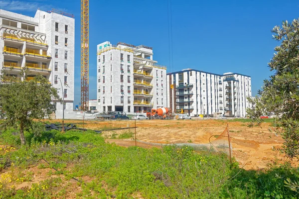 Construcción Una Zona Residencial Imágenes de stock libres de derechos