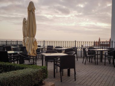 luxury resort in spain sunset Vacation, holidays and honeymoon concept.