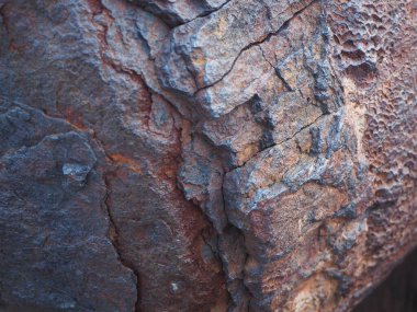 Old textured detail of a pirate cannon rescued from the ocean. Concept of ancient