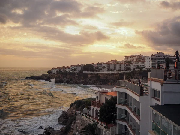 Sole Paesaggio spagnolo, Nerja, Costa del Sol . — Foto Stock