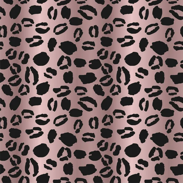 Leopard Print Repeat Pattern Design — Stock Vector