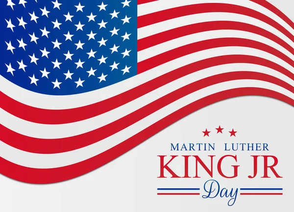 MLK Martin Luther King Jr. Day Vector Ilustração fundo —  Vetores de Stock