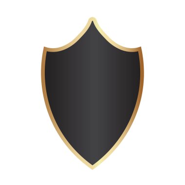 Kalkan Zarif ve Klasik Şirket Logosu Sembolü