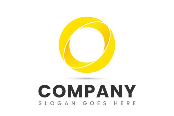 Koło Logo Design — Wektor stockowy
