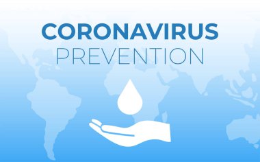 Coronavirus Covid-19 Önleme El Yıkama Çizimi