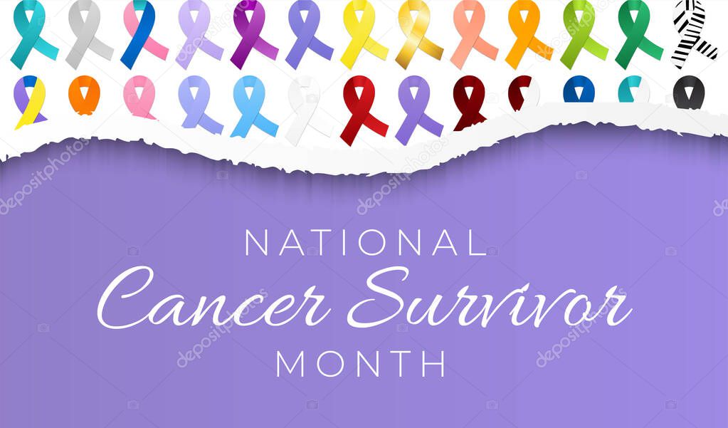 National Cancer Survivors Awareness Month Illustration