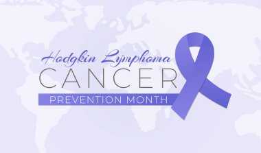 Hodgkin Lenfoma Kanser Bilinci Ay Arkaplanı Çizimi